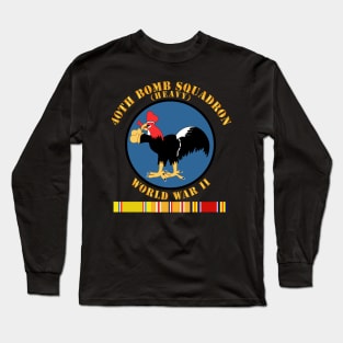 AAC - 40th Bomb Squadron - WWII w PAC SVC Long Sleeve T-Shirt